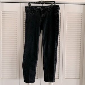 KUT from the Kloth Straight Leg Black Wash Jeans Women’s Stretch Denim Size 14 S